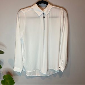 Vince Camuto Keyhole Blouse